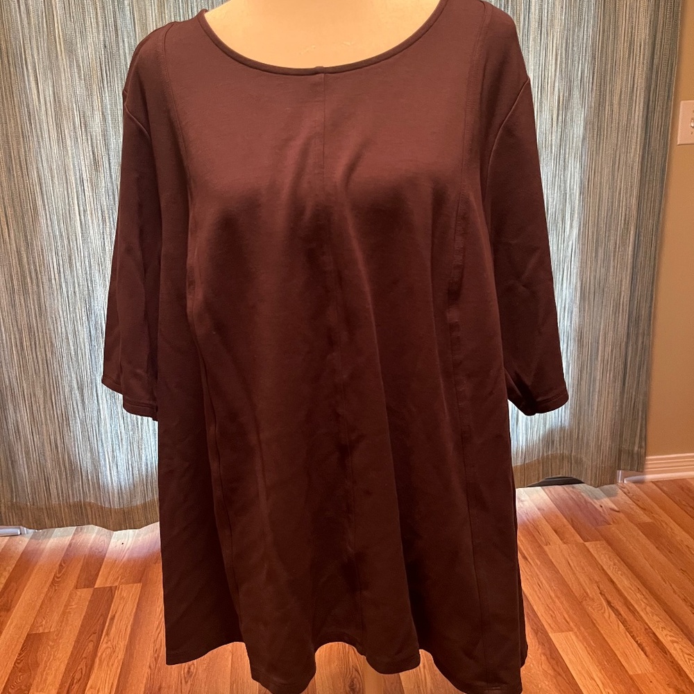 Pop over tunic blouse